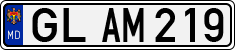 License plate of Moldova, Cars (1992)