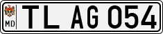 License plate of Moldova, Cars (1992)