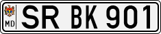 License plate of Moldova, Cars (1992)