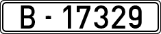 License plates of Spain, 1900 year series
