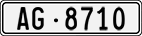 License plate of Switzerland, Cars