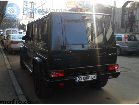 BX 0001 BX, Mercedes-Benz G-Klasse