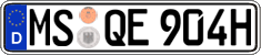 German license plate, Plates for oldtimers (type 