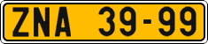 License plate of the Czech Republic, Commercial vehicles (1960)