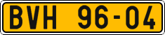 License plate of the Czech Republic, Commercial vehicles (1960)