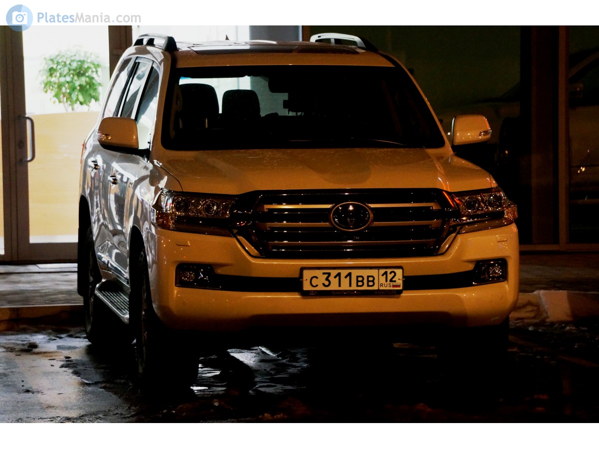 с 311 вв 12, Toyota Land Cruiser 200 (J200), 2nd facelift, 2015–2021