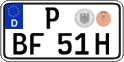 German license plate, Plates for oldtimers (type 