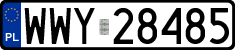 License plates of Poland, Regular car plates