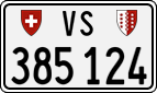 License plate of Switzerland, Cars