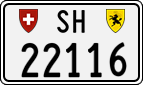 License plate of Switzerland, Cars