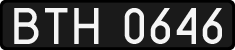 License plates of Poland, 1976 year system