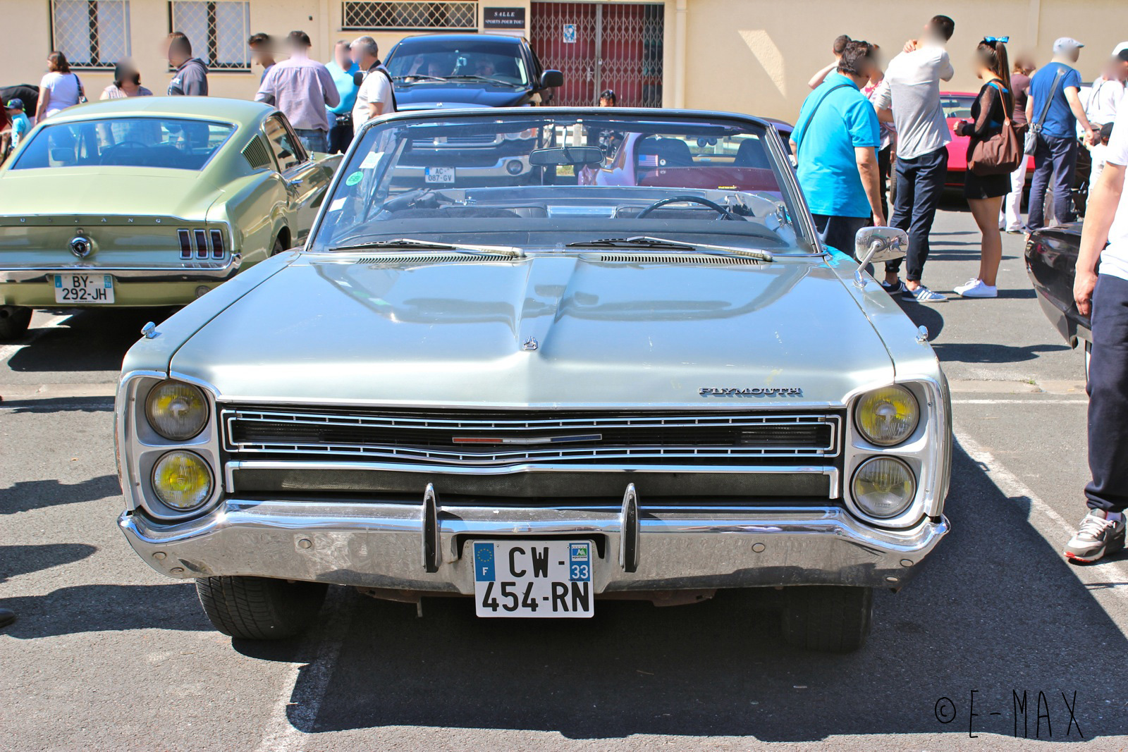 CW-454-RN, Plymouth Fury 4th gen 1968 2-door Convertible (27/45; C-body), 3rd facelift, 1967–1968