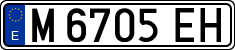 License plates of Spain, 1971 year series