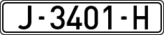 License plates of Spain, 1971 year series