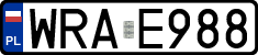 License plates of Poland, Regular car plates