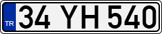 License plate of Turkey, Regular plates