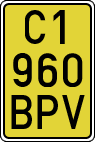 License plates of Spain, Specialty plates