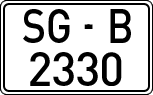 License plates of Spain, 1971 year series