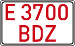 License plates of Spain, Specialty plates