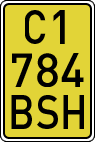 License plates of Spain, Specialty plates