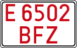 License plates of Spain, Specialty plates