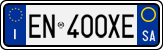 License plate of Italy, Cars (1994 year series)