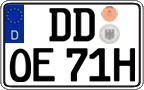 German license plate, Plates for oldtimers (type 