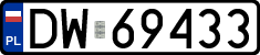 License plates of Poland, Regular car plates