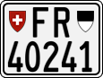 License plate of Switzerland, Motorcycles
