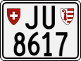 License plate of Switzerland, Motorcycles