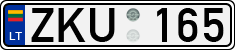 License plate of Lithuania, Cars