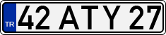 License plate of Turkey, Regular plates