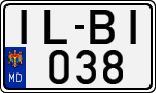 License plate of Moldova, Cars (1992)