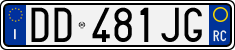 License plate of Italy, Cars (1994 year series)