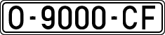 License plates of Spain, 1971 year series