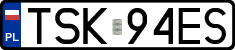 License plates of Poland, Regular car plates