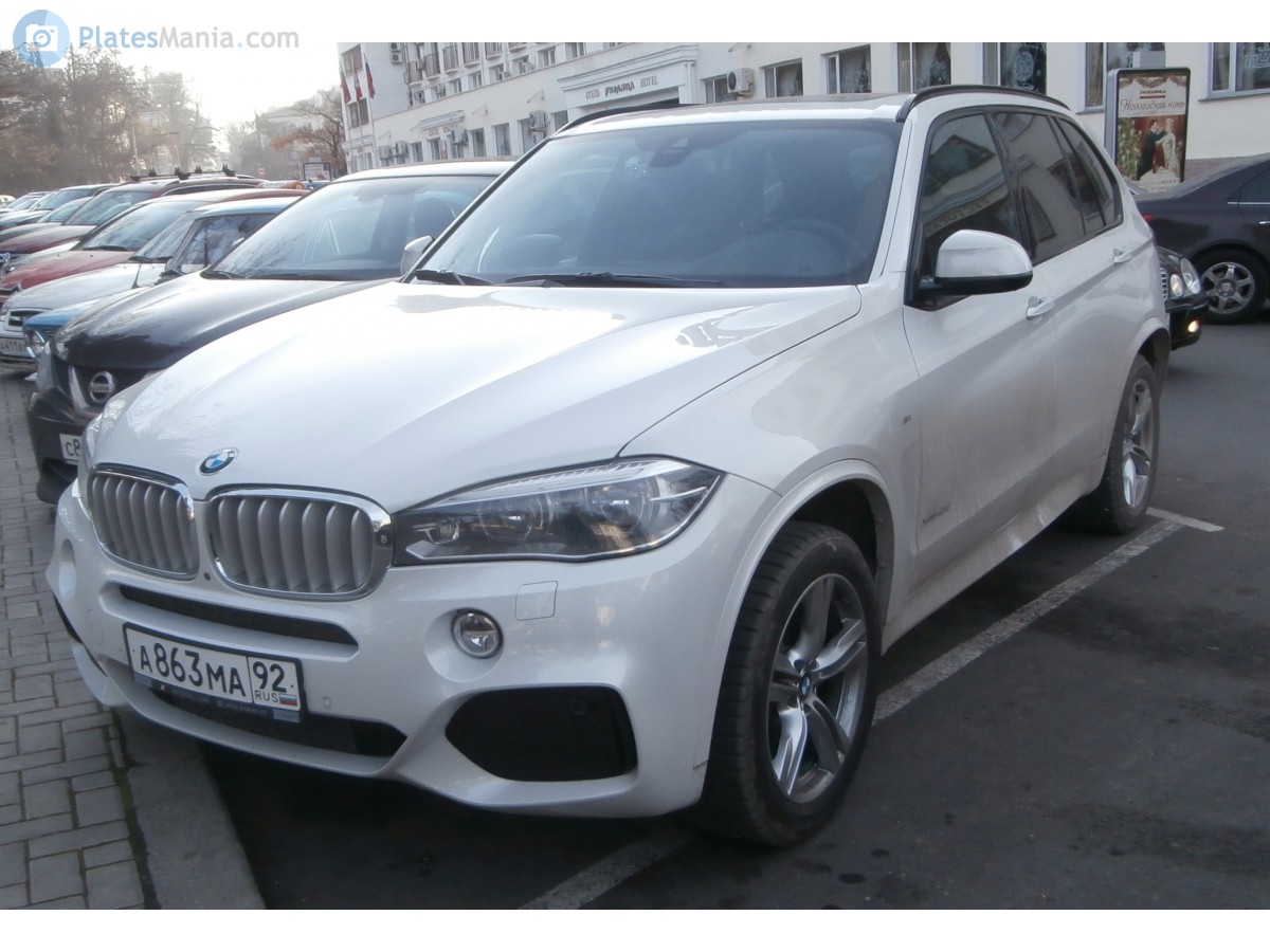 а 863 ма 92, BMW X5 3rd gen (F15), 2013–2018