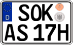 German license plate, Plates for oldtimers (type 