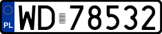 License plates of Poland, Regular car plates