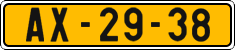 License plate of the Czech Republic, Commercial vehicles (1960)