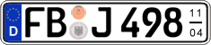 German license plate, Seasonal plates