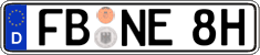 German license plate, Plates for oldtimers (type 