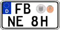 German license plate, Plates for oldtimers (type 