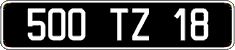 French license plate, FNI