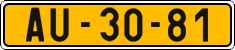 License plate of the Czech Republic, Commercial vehicles (1960)