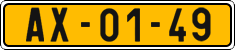 License plate of the Czech Republic, Commercial vehicles (1960)