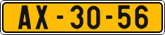 License plate of the Czech Republic, Commercial vehicles (1960)