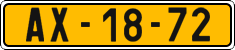 License plate of the Czech Republic, Commercial vehicles (1960)