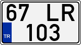 License plate of Turkey, Regular plates