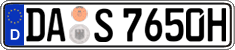 German license plate, Plates for oldtimers (type 